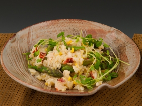Lobster Risotto - Bowl by Jim Lorio