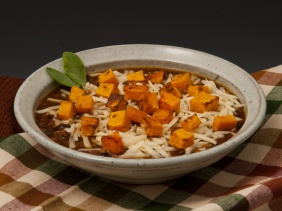 Black Bean Chili with Roasted Squash - Bowl by Jim Lorio